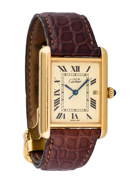 cartier watch tank